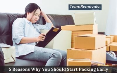5 Reasons Why You Should Start Packing Early