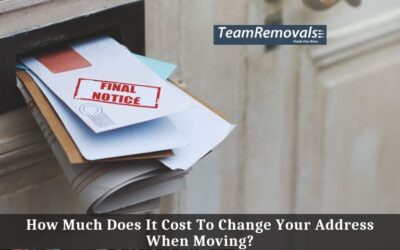 How Much Does It Cost To Change Your Address When Moving?