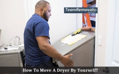 How To Move A Dryer By Yourself?