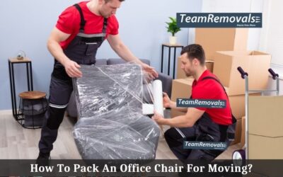 How To Pack An Office Chair For Moving?